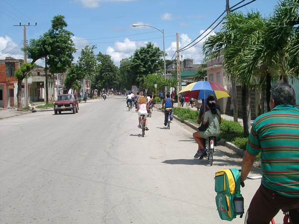 Rush hour in Bayamo
