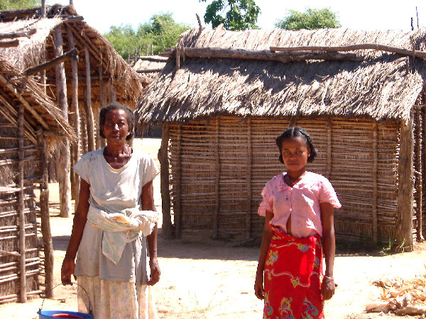 Two Ladies in a Country Village