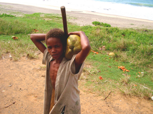 Boy With Coconut