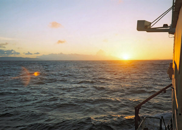 Sunset on the High Seas