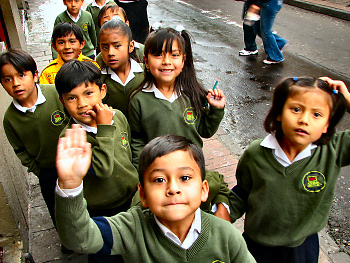 Kids in Ecuador