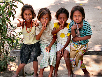 Girls in Timor Leste