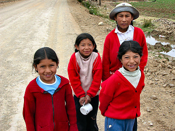 Girls in Bolivia