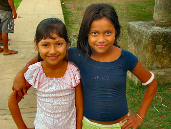 Girls in Peru