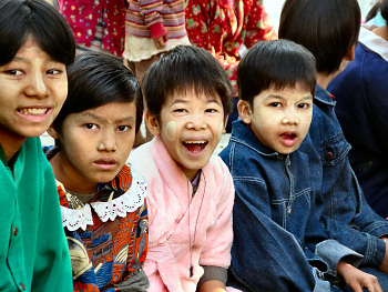 Kids in Myanmar