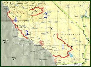 S.  Ca.  Tours Map