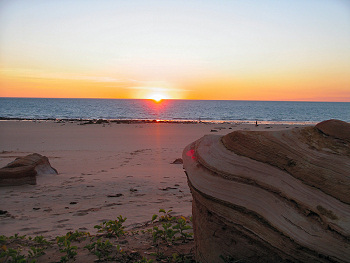 Sunset over the Indian Ocean