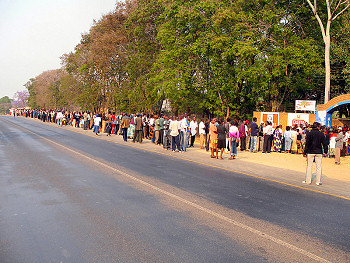 Line of Voters