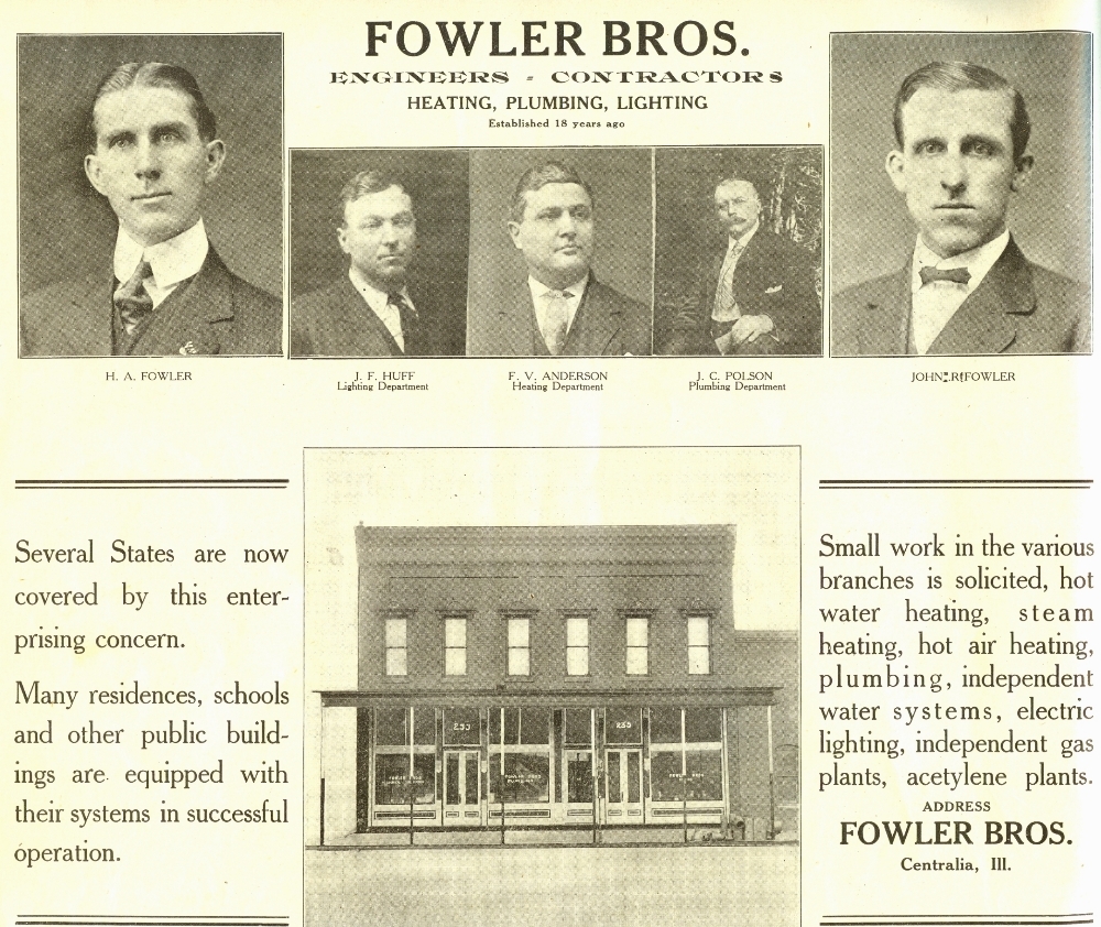 Fowler Brothers Ad Fowler Brothers Ad