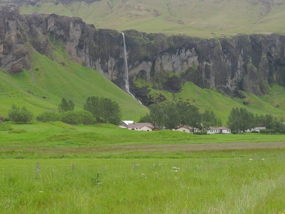 Farm with waterfall