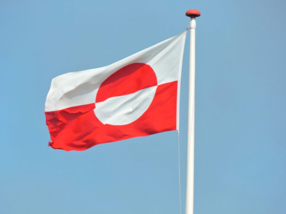 Greenland flag Greenland flag