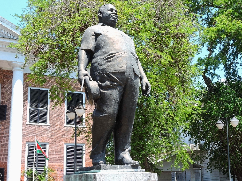J A Pengle statue