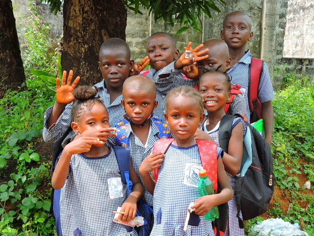  Kids in Sierra-Leone 