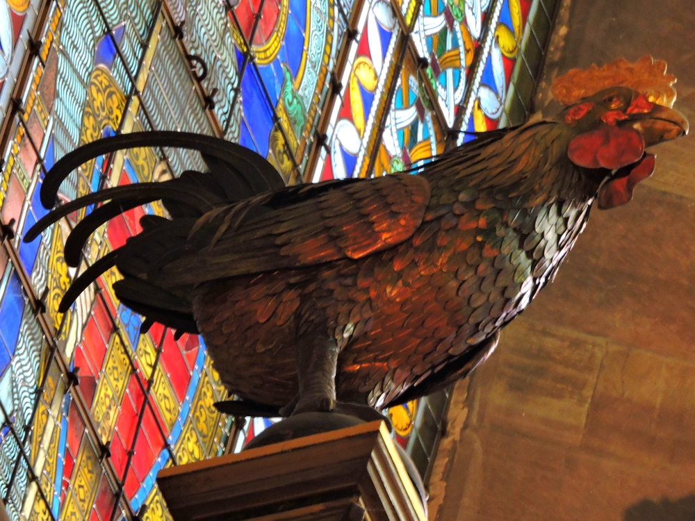 Rooster on Clock Rooster on Clock