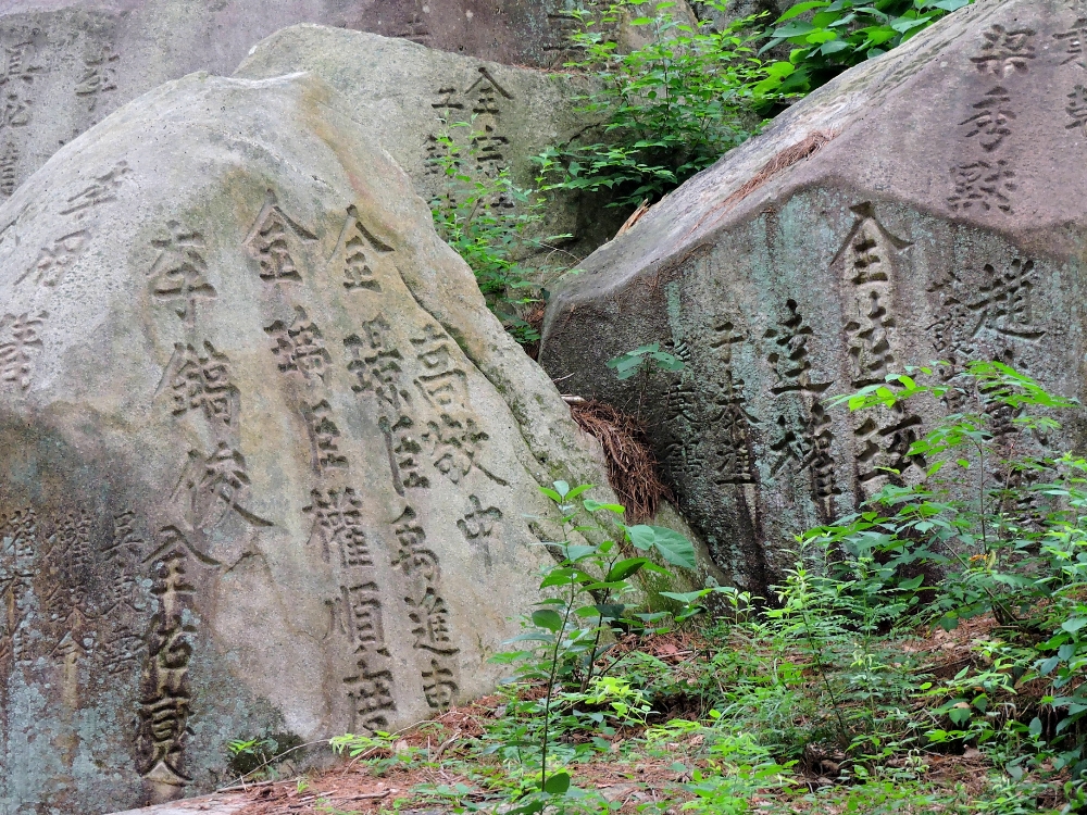 Carved Buddhist Graffiti Carved Buddhist Graffiti